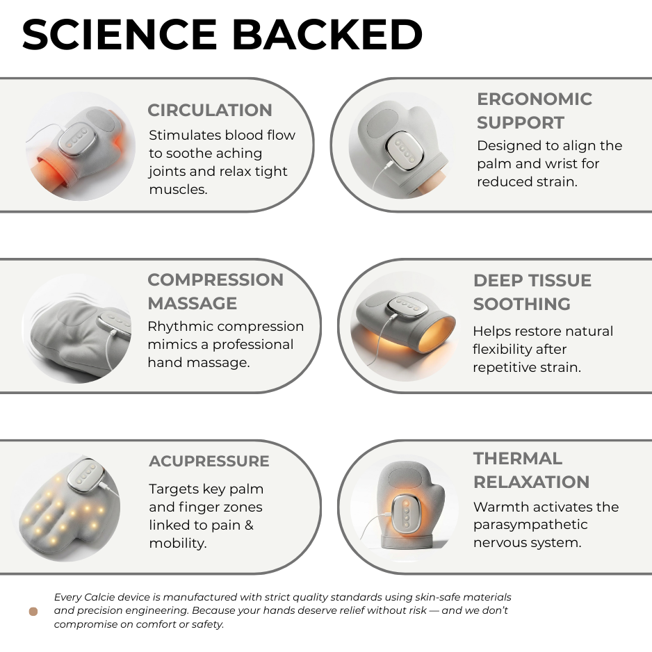 Calcie™ Hand Massager with Heat Therapy